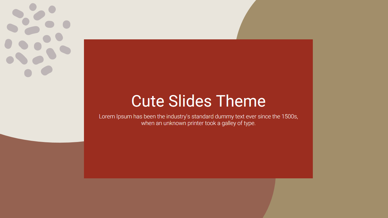 Cute Google Slides Theme